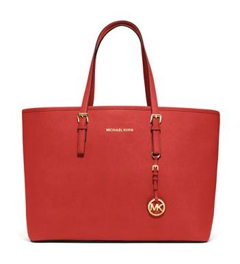 michael kors jet set multifunksjons saffiano stoff mandarin Stilen Populær mrc6n